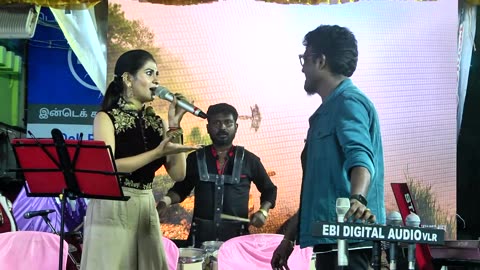 machaa meesai Dhil movie Song live performance super Singer Nithyasree Ajay Krishna