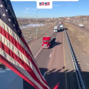 The People’s Convoy Now Stretches Over Ten Miles Long Crossing Into Texas