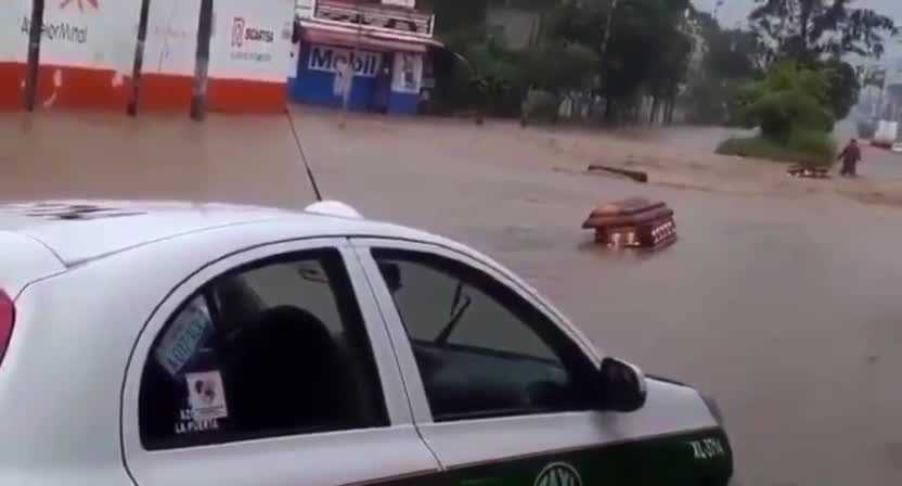 huracán en México - ciclón Grace