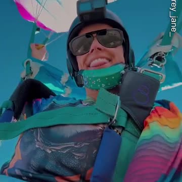 Glamorous skydiver, 28, died after freak weather event ruined her parachute