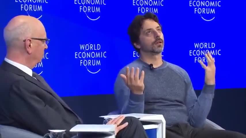 Schwab & Google Co-Founder on Transhumanism