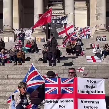 🚨NEW: This morning locals in Portsmouth conquered Guildhall Square and are