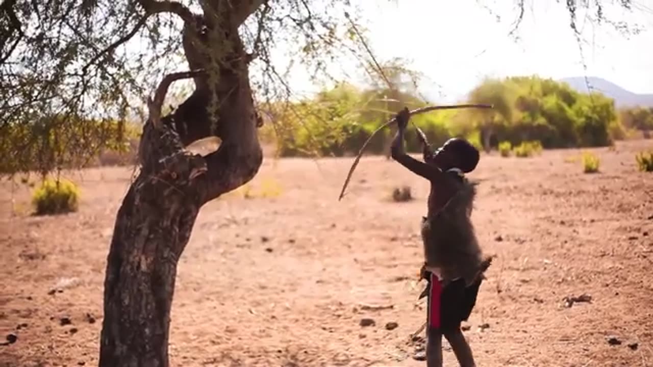 Amazing How Hadzabe Tribe Survive by Hunting in the Wild