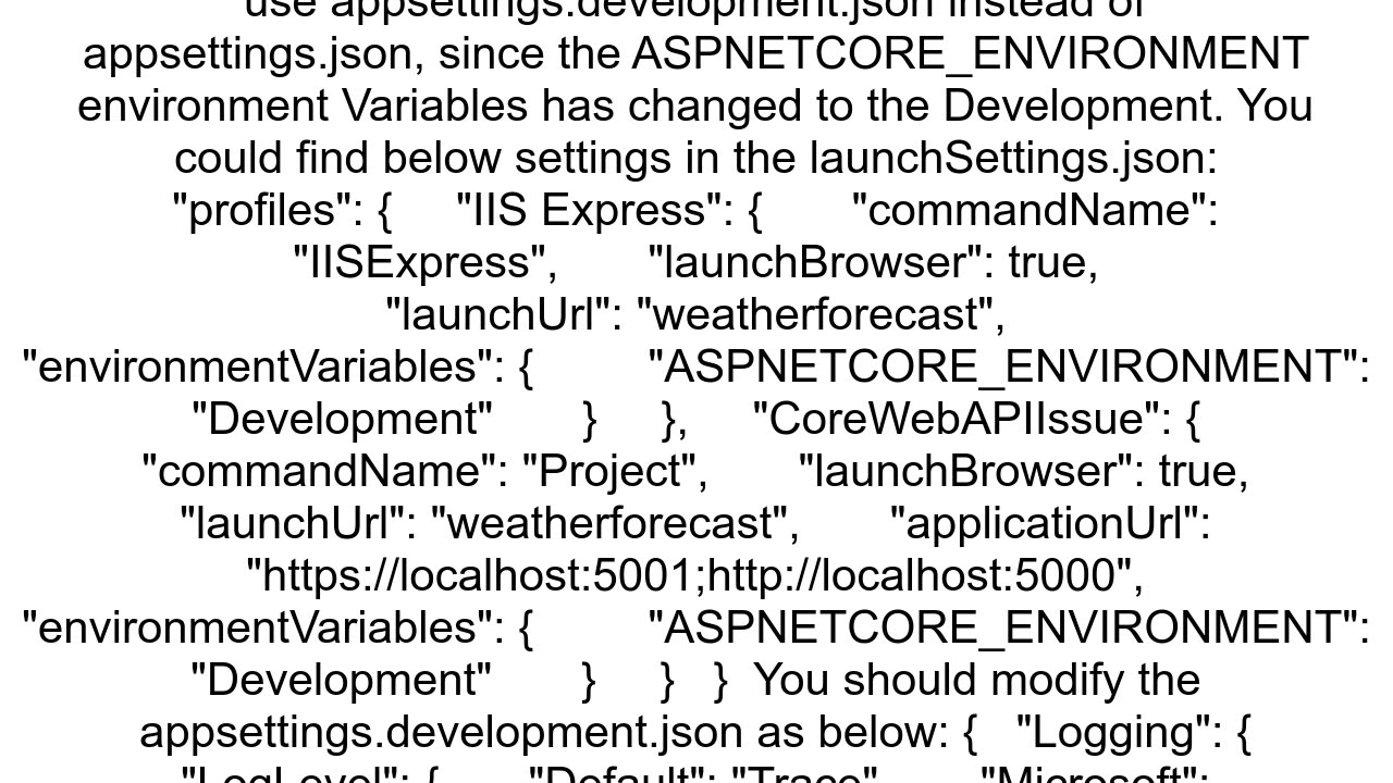 ILogger not writing TRACE and DEBUG messages to target
