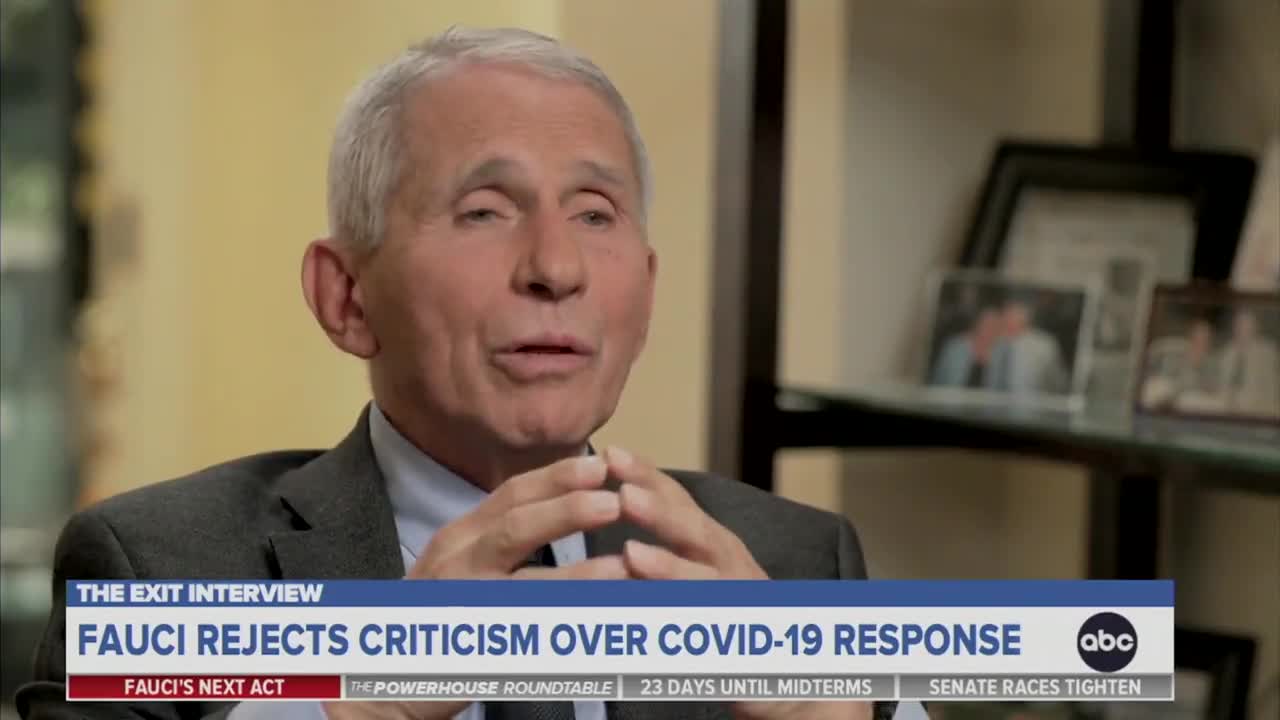 Fauci says he had “nothing to do” with school closures