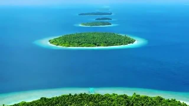 Floating Tropical Islands, Baa Atoll, Maldives