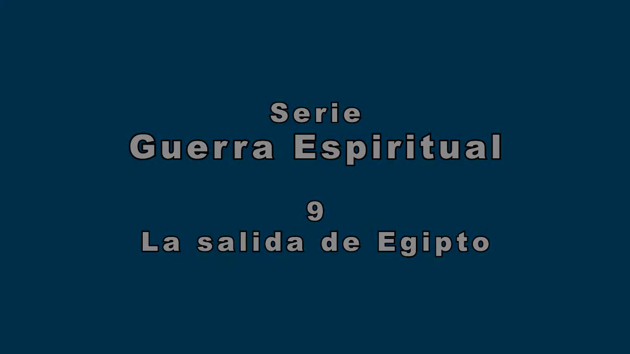 Guerra Espiritual Cap 9 La salida de Egipto Padre Horacio Bojorge