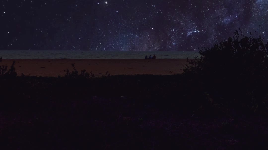 Beautiful video of sky during night