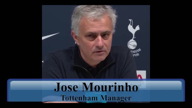 Mourinho: "A Good Dele Ali That We Didn't Had Yet"