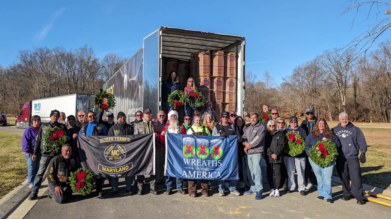 GOI Escorts WAA Truck to Veterans Cemetery