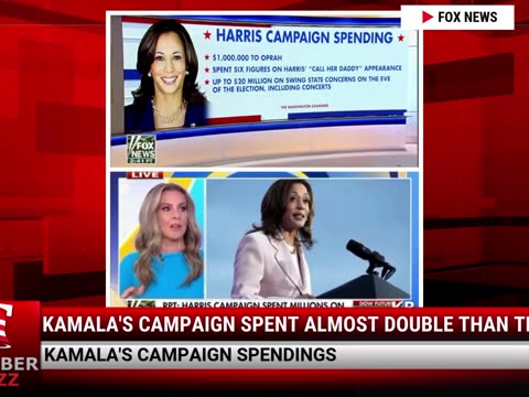 Watch: Kamala's Campaign Spent Almost Double Than Trump