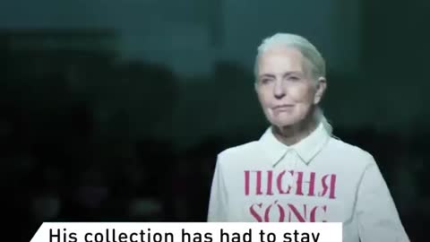 Look what Ukrainian fashion designer is promoting