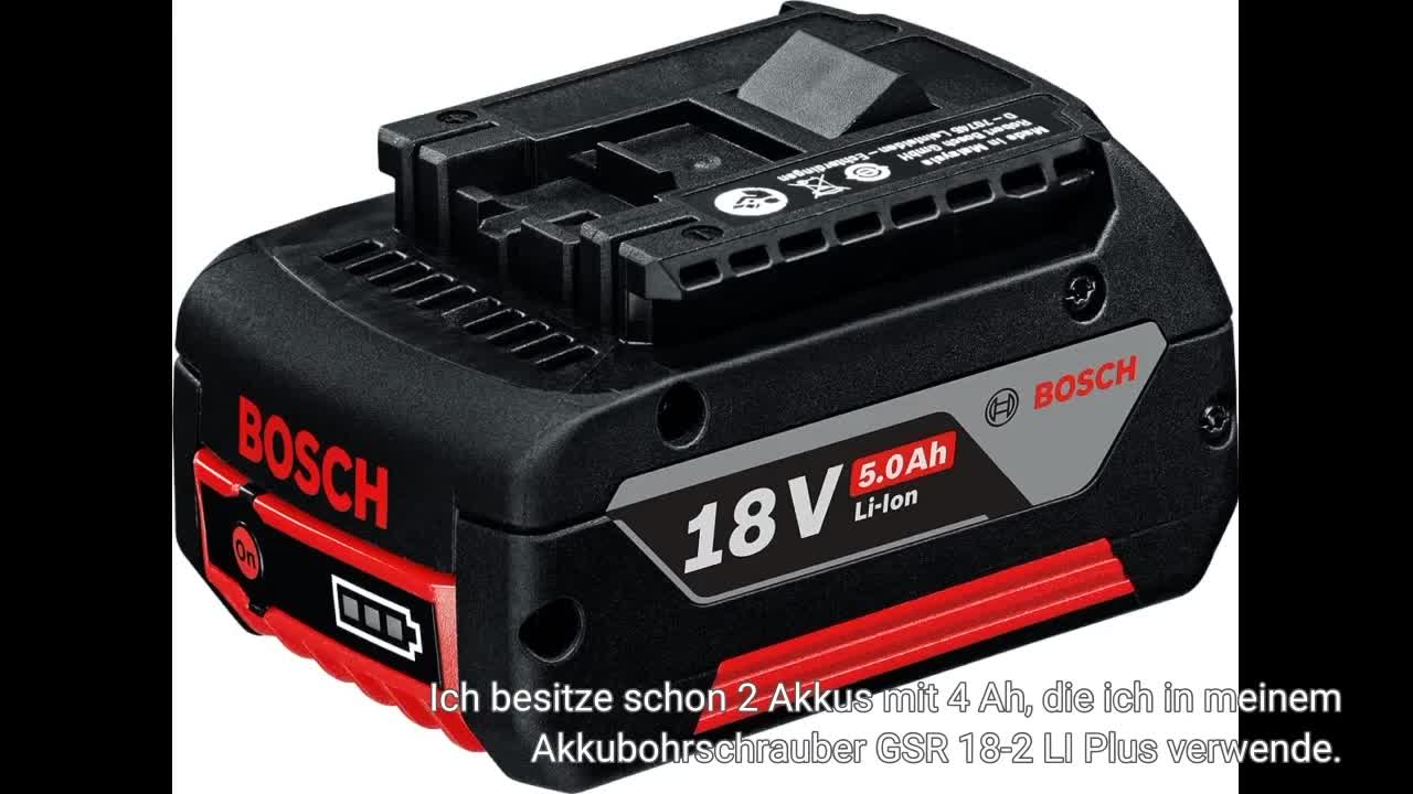 Bosch Professional 18V System Akku GBA 18V 5.0Ah (im Karton)