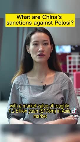 What are China’s sanctions against Pelosi?