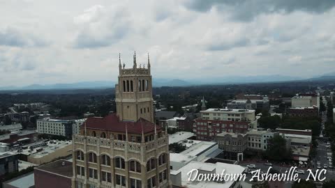 Downtown Asheville Nc : Aerial View : Goombay Festival (2022)