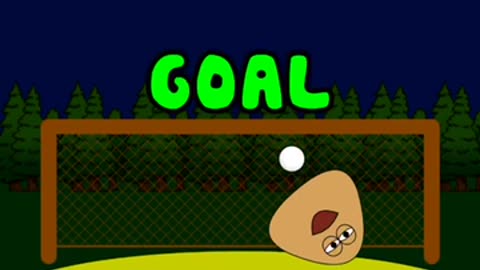 Pou gameplay: Goal (minigame)