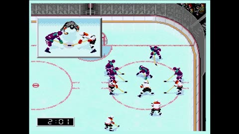 NHL97 (Sega Genesis) Anaheim vs Philadelphia Part1