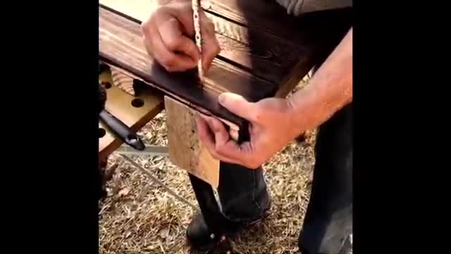 Floating Pallet Wood Shelf