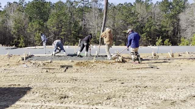 Pouring my Slab! Test for rumble