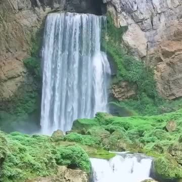 An underground spring and river