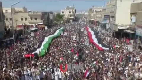 Yemeni march in solidarity for Gaza