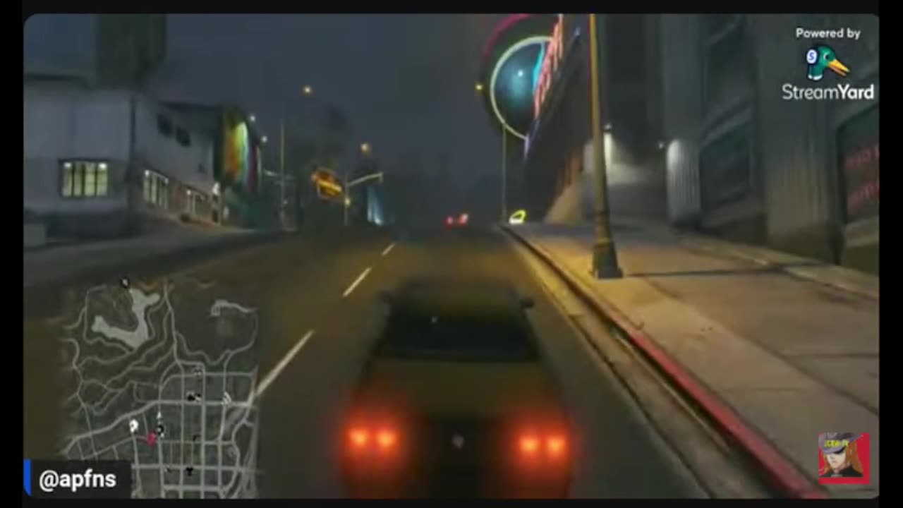 08-19-2024 @apfns LIVE on YT via Streamyard archive Rec AM Shift GTA V via XBox