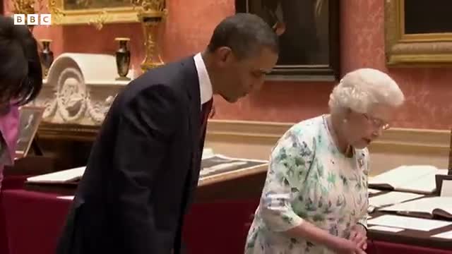 Barack Obama and HM the Queen