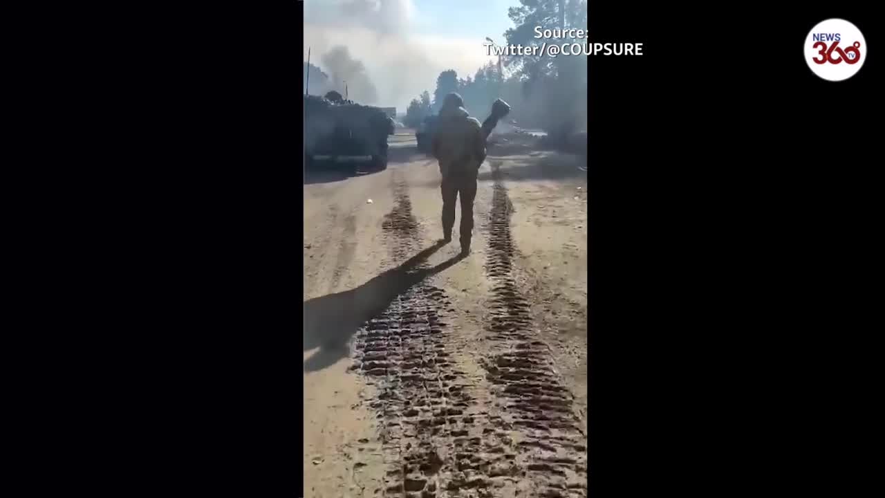 Ukrainian Soldier Curses Russian Forces During Battle of Kyiv