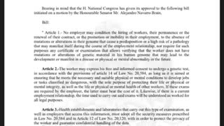 Chile - Law Approved for Mutants and Genetically modified humans