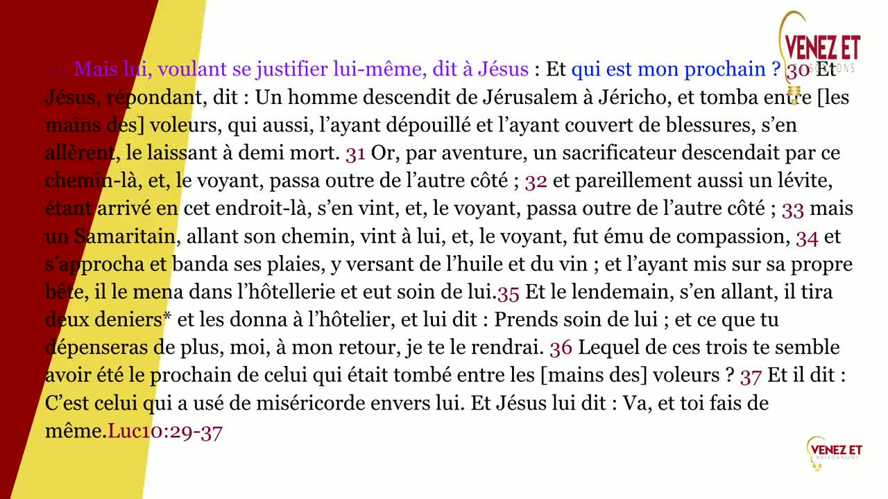 Le bon samaritain