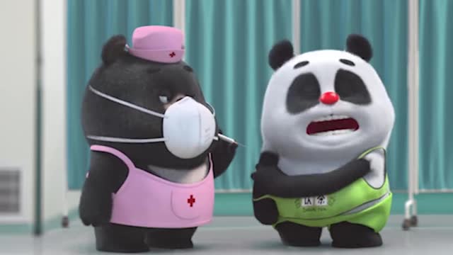 Are you vaccinated?# panda funny anime