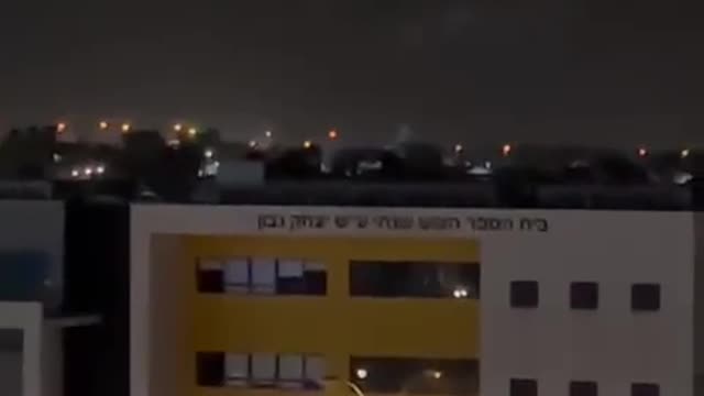 Palestines celebrates as Israel being under attack