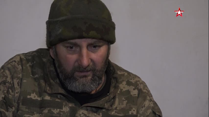 Ukraine War - A fighter of the Armed Forces of Ukraine, abandoned by his colleagues