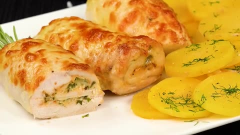 Chicken breast roll let's make together 🧆