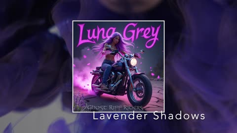 Lavender Shadows (Metal Cut) - Ghost Riff Riders