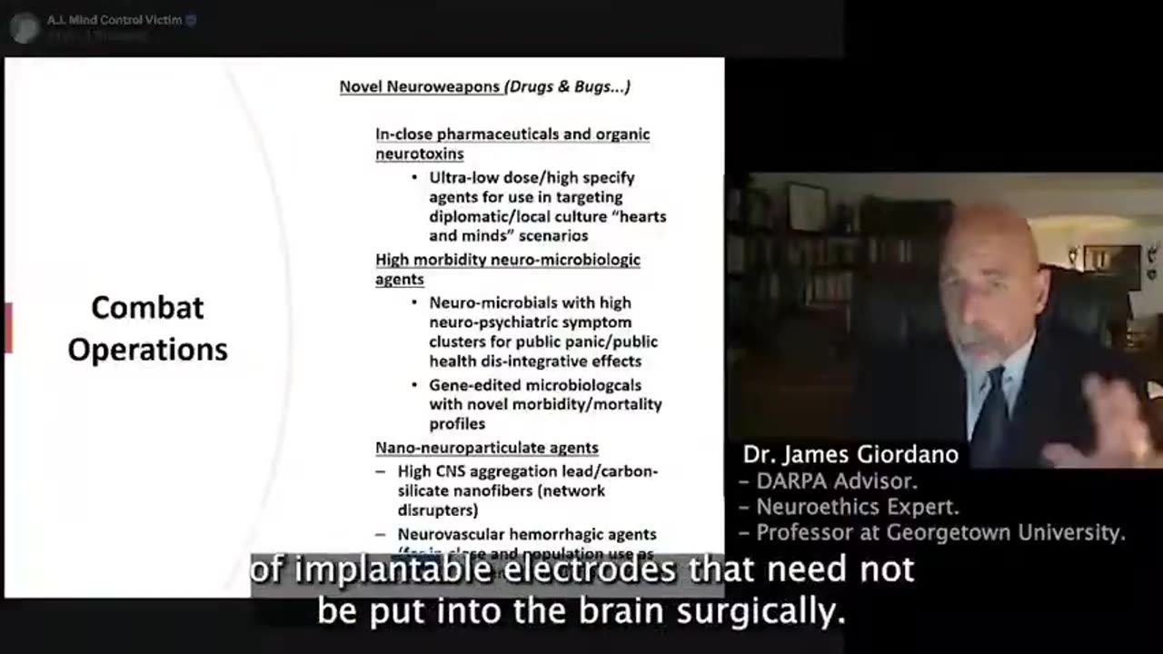 DARPA adviser admits publicly that DARPA has officially achieved non-surgical brain control.