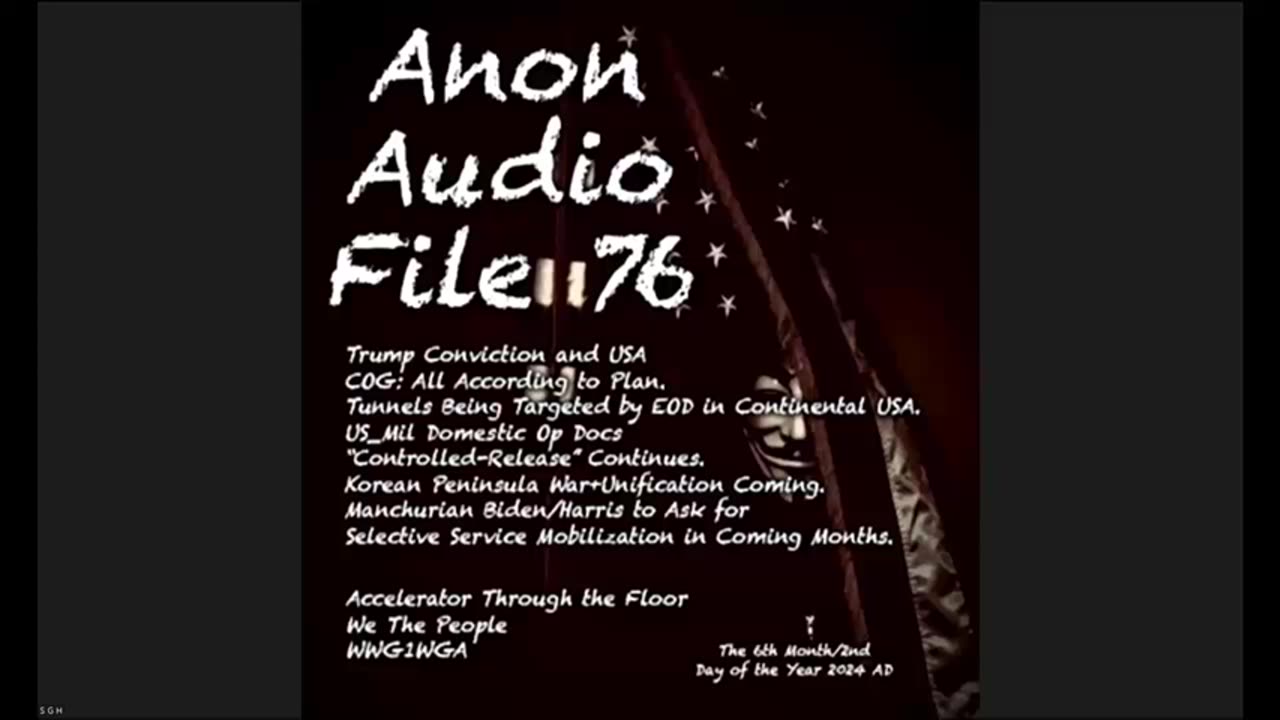 SG Anon HUGE Intel June 3- -Trump Conviction- Thankq For Playing, Biden -Draft- Likely-