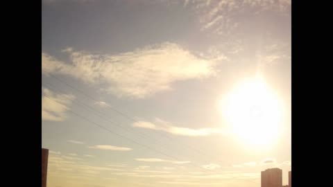 Sunny clouds time-lapse 4K