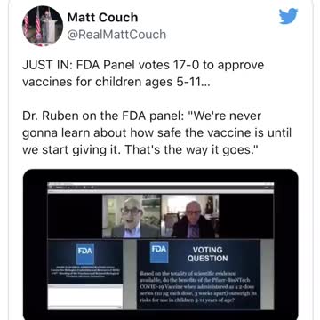 Dr. Rubin on FDA panel, safety vaccines