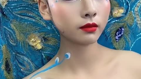 Amazing Makeup and And Body Painting #short