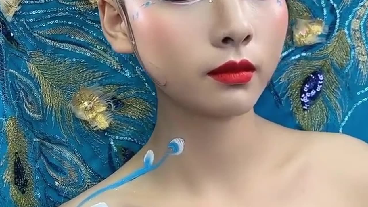 Amazing Makeup and And Body Painting #short