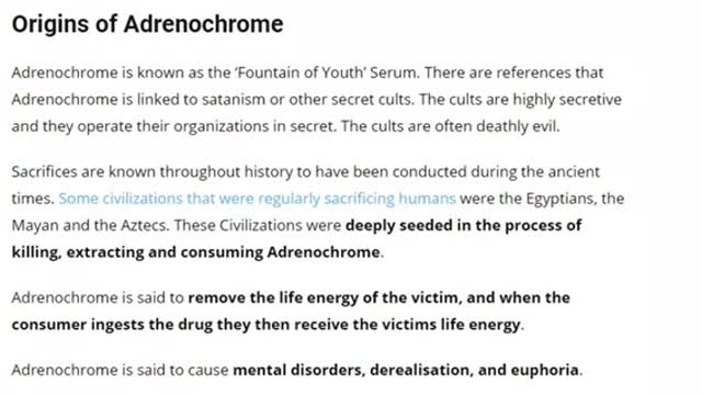 adrinochrome introduction