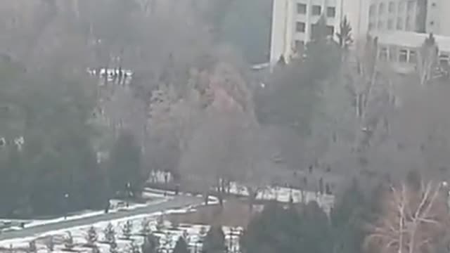 City Hall on Fire in Almaty - State of EMERGENCY declared in Kazakh capital