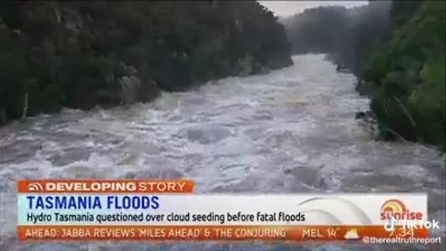 Cloud seeding in Tasmania