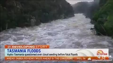 Cloud seeding in Tasmania