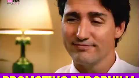 Justin Trudeau is pizza 🍕 Pedophile Promoter