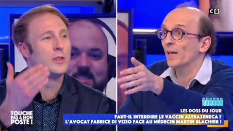 Fabrice Di Vizio face à Martin Blachier