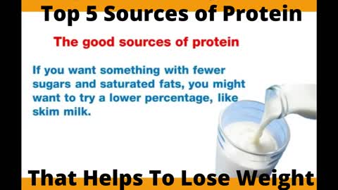 Top 5 Sources of Protein To Weight loss | Super food for Weight Loss