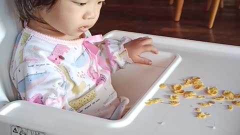 First Time Eating Cereal