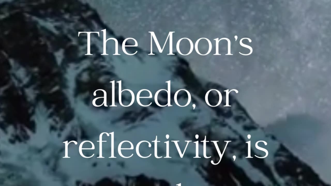 Moon reflectivity #fact #shortsvideos #shorts